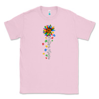 Bubblegum Pink autism mama sunflower white Classic Tee - JahusDesignShop