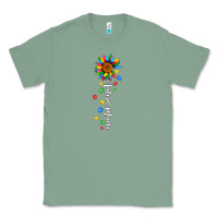 Sage autism mama sunflower white Classic Tee - JahusDesignShop