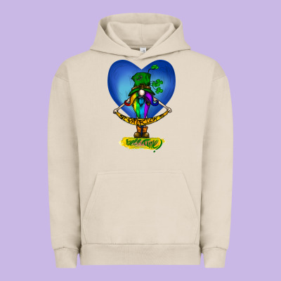 St Patricks Day Gnome Urban Hoodie Designed By Bettercallsaul