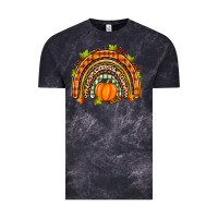 Cloud Black fall rainbow Vintage Tee - Zillion Design Studio
