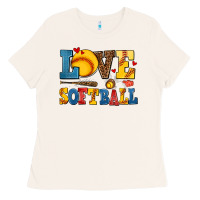 Bone love softball Ladies Tee - AdoDesignShop
