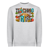Heather Grey teaching my Heavyweight Sweatshirt - texasbilliewilder