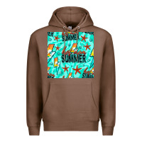 Chestnut Hot Mom Summer Digital Paper Premium Hoodie - BundleAndBundleShop