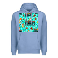 Colony Blue Hot Mom Summer Digital Paper Premium Hoodie - BundleAndBundleShop