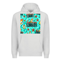 Dove Grey Hot Mom Summer Digital Paper Premium Hoodie - BundleAndBundleShop