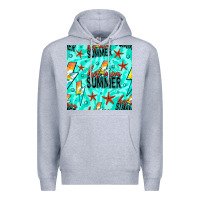 Heather Grey Hot Mom Summer Digital Paper Premium Hoodie - BundleAndBundleShop