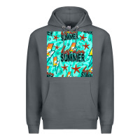 Rock Hot Mom Summer Digital Paper Premium Hoodie - BundleAndBundleShop