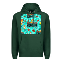 Sports Green Hot Mom Summer Digital Paper Premium Hoodie - BundleAndBundleShop
