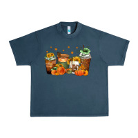 Midnight Navy fall coffee cups Urban Heavy Tee - Zillion Design Studio