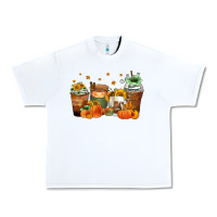 White fall coffee cups Urban Heavy Tee - Zillion Design Studio