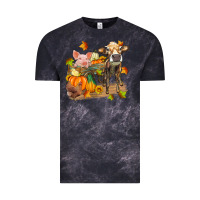 Cloud Black fall farm animals Vintage Tee - Zillion Design Studio