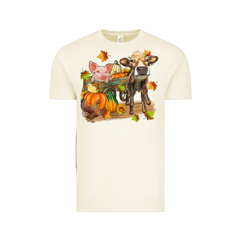 Fall Farm Animals Vintage Tee by Zillion Design Studio | Teevron