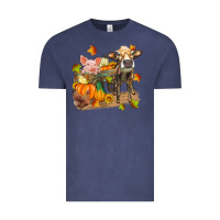 Vintage Denim fall farm animals Vintage Tee - Zillion Design Studio