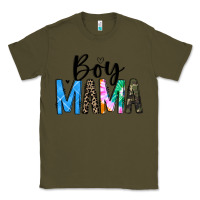 Army Green boy mama white Classic Tee - JahusDesignShop