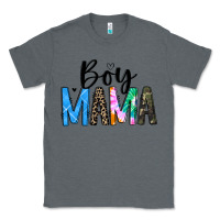 Charcoal Heather boy mama white Classic Tee - JahusDesignShop
