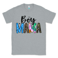 Heather Grey boy mama white Classic Tee - JahusDesignShop