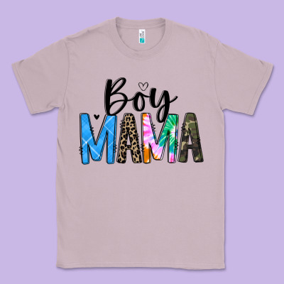 Boy Mama White Classic Tee Designed By Jahusdesignshop