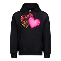Black valentine's day hearts Urban Hoodie - RanaPortraitStore