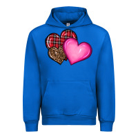 Cobalt valentine's day hearts Urban Hoodie - RanaPortraitStore