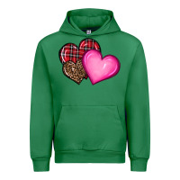 Emerald valentine's day hearts Urban Hoodie - RanaPortraitStore