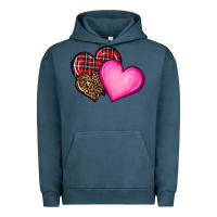 Pigment Midnight Navy valentine's day hearts Urban Hoodie - RanaPortraitStore
