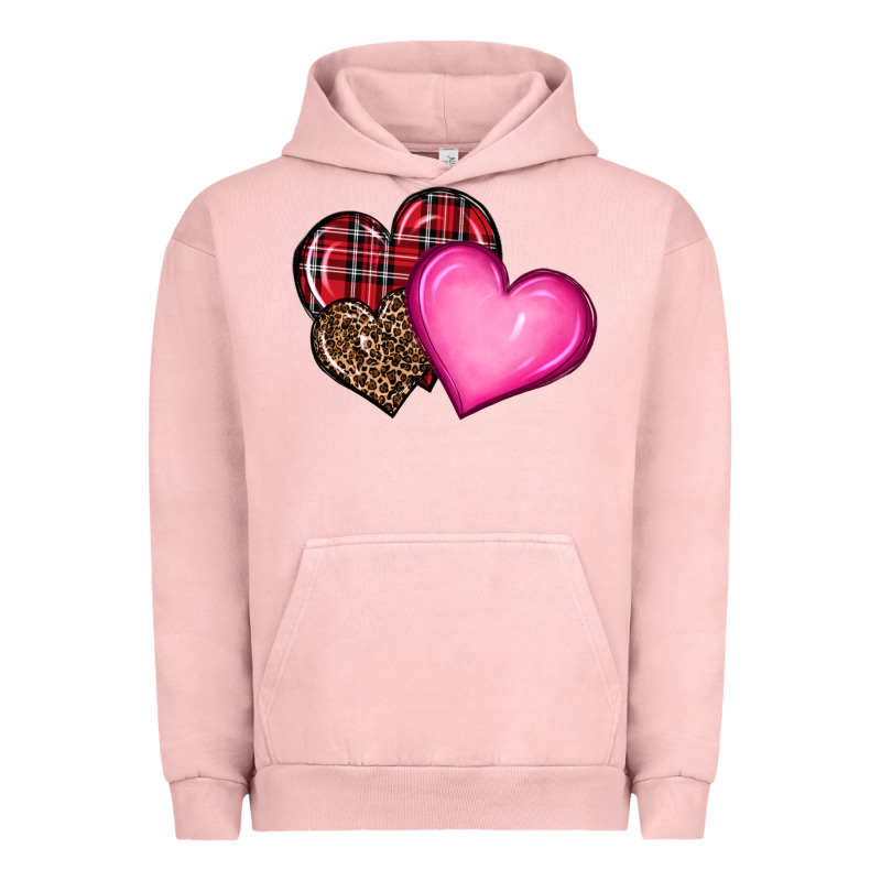 Valentine's Day Hearts Urban Hoodie by RanaPortraitStore | Teevron