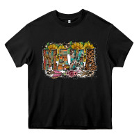 Black mama western Heavy Core Tee - RacoonDesign