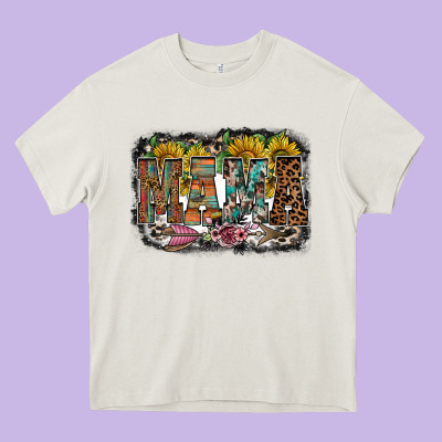 Mama Western Heavy Core Tee Designed By Racoondesign