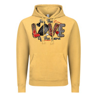 Vintage Mustard for the love of the game hockey Vintage Hoodie - Zillion Design Studio