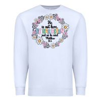 White he has risen Premium Sweatshirt - MaliasSmallBusiness