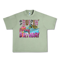 Oil Green Cruisin' for my birthday Urban Heavy Tee - texasbilliewilder