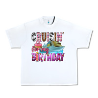 White Cruisin' for my birthday Urban Heavy Tee - texasbilliewilder