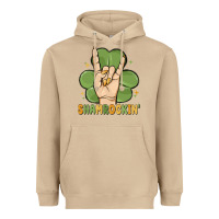 Mushroom st. patrick's day shamrockin' Heavyweight Hoodie - MaliasSmallBusiness