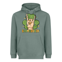 Sage st. patrick's day shamrockin' Heavyweight Hoodie - MaliasSmallBusiness