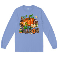 Colony Blue fall and american football tis the season Long Sleeve Tee - AdoDesignShop