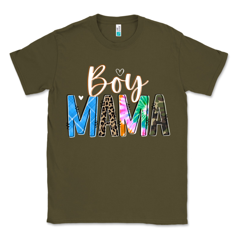 Boy Mama  Black Classic Tee by JahusDesignShop | Teevron