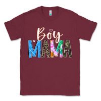 Burgundy boy mama  black Classic Tee - JahusDesignShop