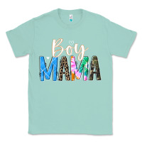 Seafoam boy mama  black Classic Tee - JahusDesignShop