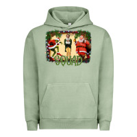 Pigment Oil Green Christmas Friends Squad Urban Hoodie - Bettercallsaul