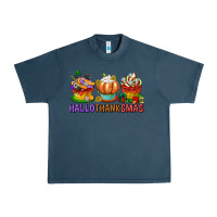 Midnight Navy hallothanksmas cupcakes Urban Heavy Tee - texasbilliewilder