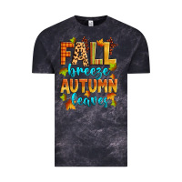 Cloud Black fall breeze autumn leaves Vintage Tee - Zillion Design Studio