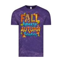 Cloud Purple fall breeze autumn leaves Vintage Tee - Zillion Design Studio