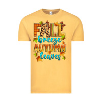 Vintage Mustard fall breeze autumn leaves Vintage Tee - Zillion Design Studio