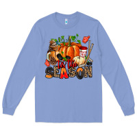Colony Blue fall and  hockey  tis the season Long Sleeve Tee - AdoDesignShop