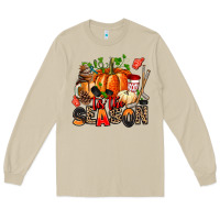 Mushroom fall and  hockey  tis the season Long Sleeve Tee - AdoDesignShop