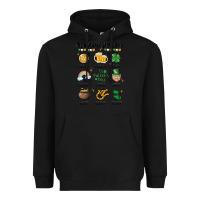 Black god says you are st patrick's day Heavyweight Hoodie - MaliasSmallBusiness