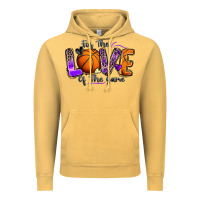 Vintage Mustard for the love of the game basketball Vintage Hoodie - Zillion Design Studio