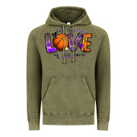 Vintage Olive for the love of the game basketball Vintage Hoodie - Zillion Design Studio