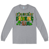 Heather Grey st patricks day drinking team Long Sleeve Tee - AdoDesignShop