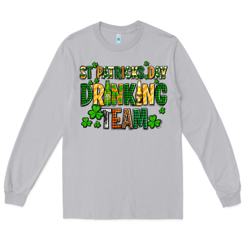 St Patricks Day Drinking Team Long Sleeve Tee by AdoDesignShop | Teevron